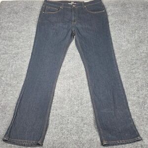 Linea‎ Uomo Premium Denim NWT Mens 42x36 Blue Straight Leg Jeans LU-J5000SBT